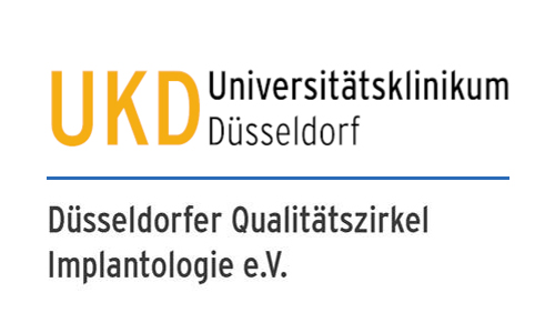 Logo Universitätsklinikum Düsseldorf, Düsseldorfer Qualitätszirkel Implantologie e.V.